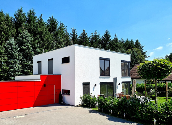 Foto Einfamilienhaus mit Carport Unikat