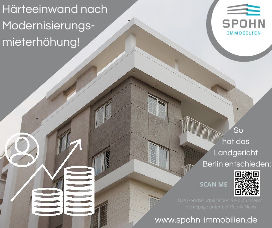 Foto H�rteeinwand nach Modernisierungs - Mieterh�hung