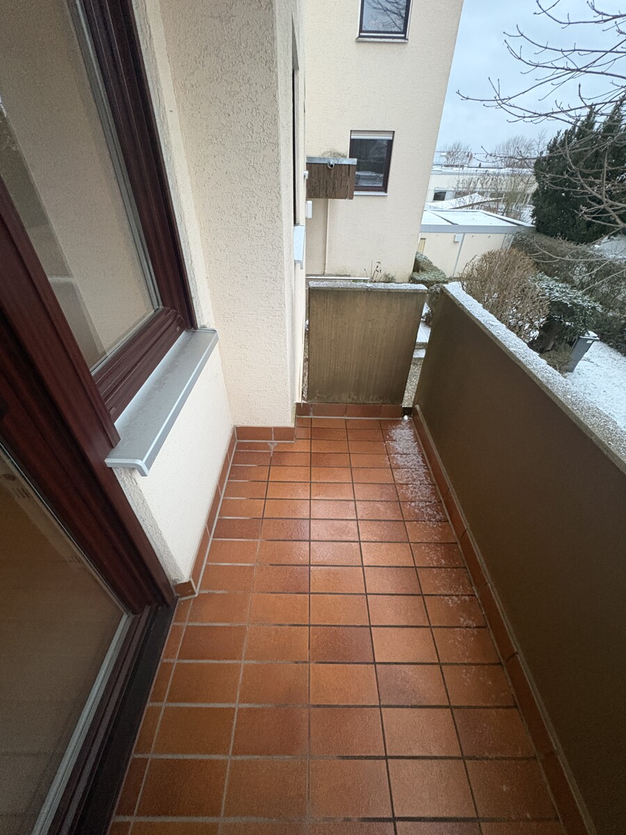 Kleiner Balkon Erdgeschosswohnung Neckarsulm
