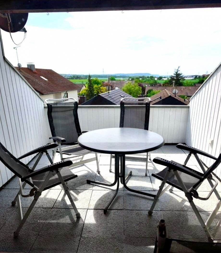 Balkon Dachgeschosswohnung Bad Friedrichshall