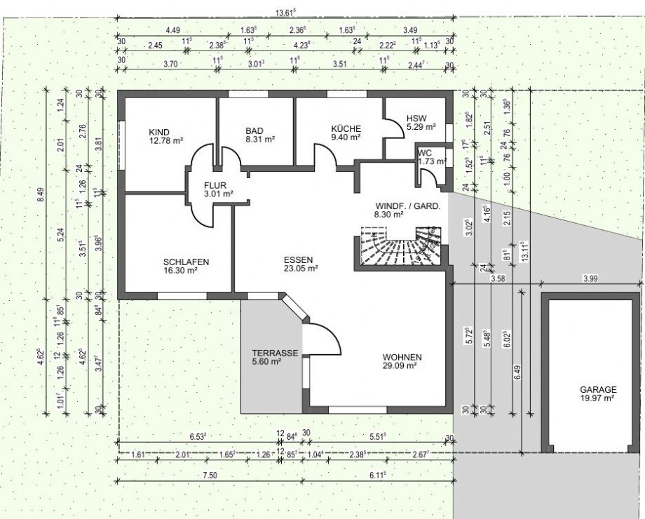 Grundriss_EG Einfamilienhaus Untereisesheim