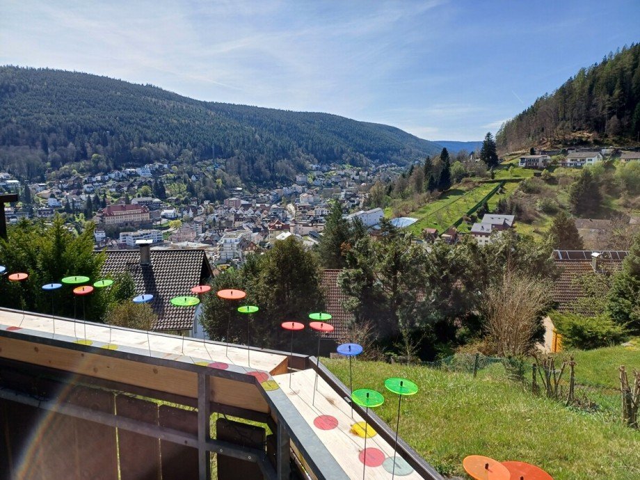 Balkon/Ausblick: Ferienwohnung I Erholung I Erlebnis - sofort vermieten! Wohnung Bad Wildbad im Schwarzwald