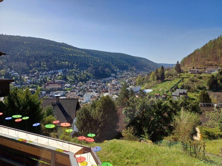 Ausblick: Ferienwohnung I Erholung I Erlebnis - sofort vermieten! Bad Wildbad im Schwarzwald Wohnung PANORAMABLICK Ferienwohnung in Bad Wildbad I Erholung I Erlebnis - sofort vermieten!