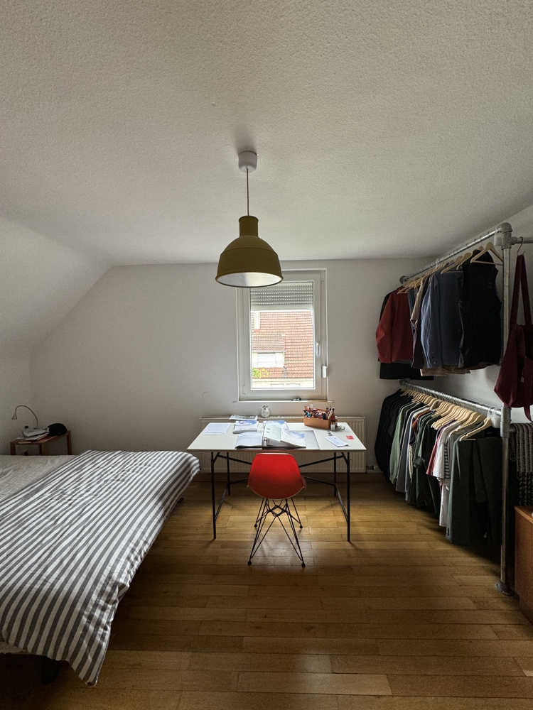 Schlafzimmer Dachgeschosswohnung Heilbronn