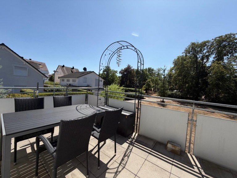 Ausblick Balkon Bad Friedrichshall Etagenwohnung 3-Zimmer in ruhiger Lage mit sch�nem Ausblick