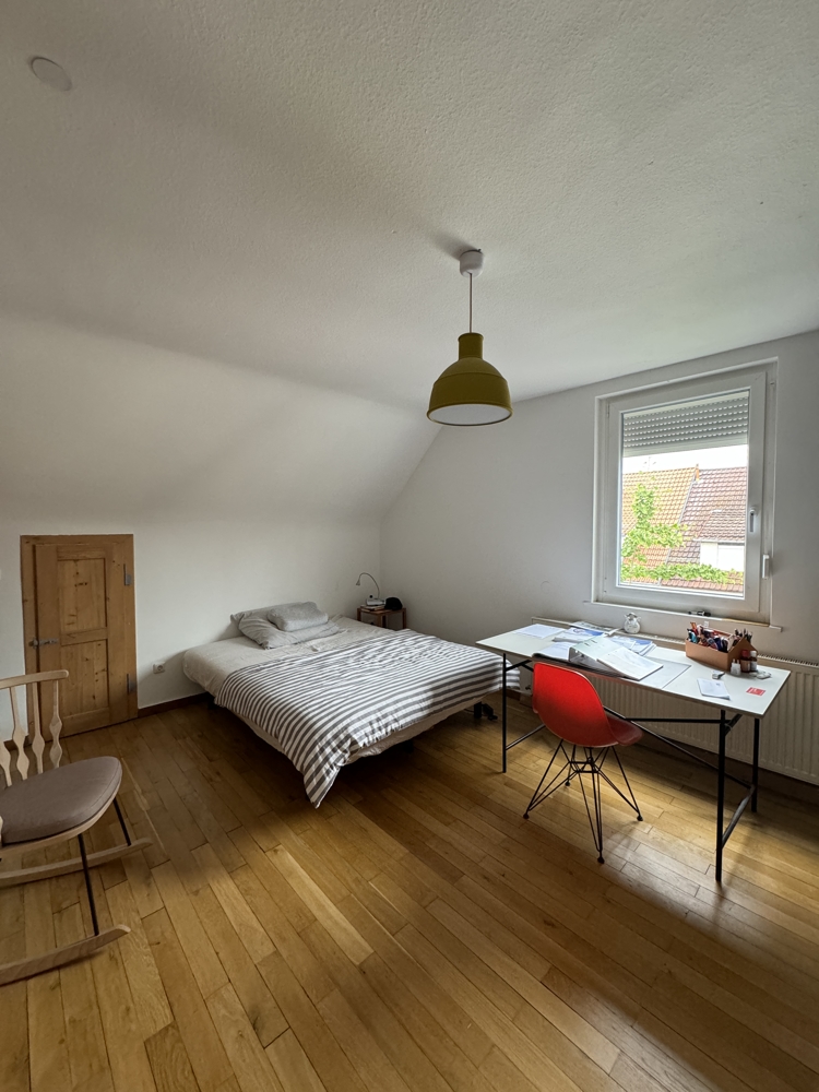 Schlafzimmer Dachgeschosswohnung Heilbronn