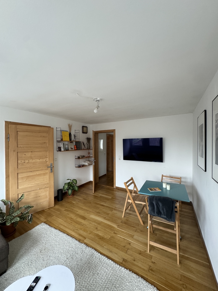 Wohnzimmer Dachgeschosswohnung Heilbronn