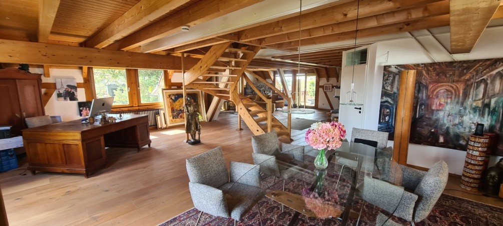 Offener Wohnbereich Maisonettewohnung Neckarsulm