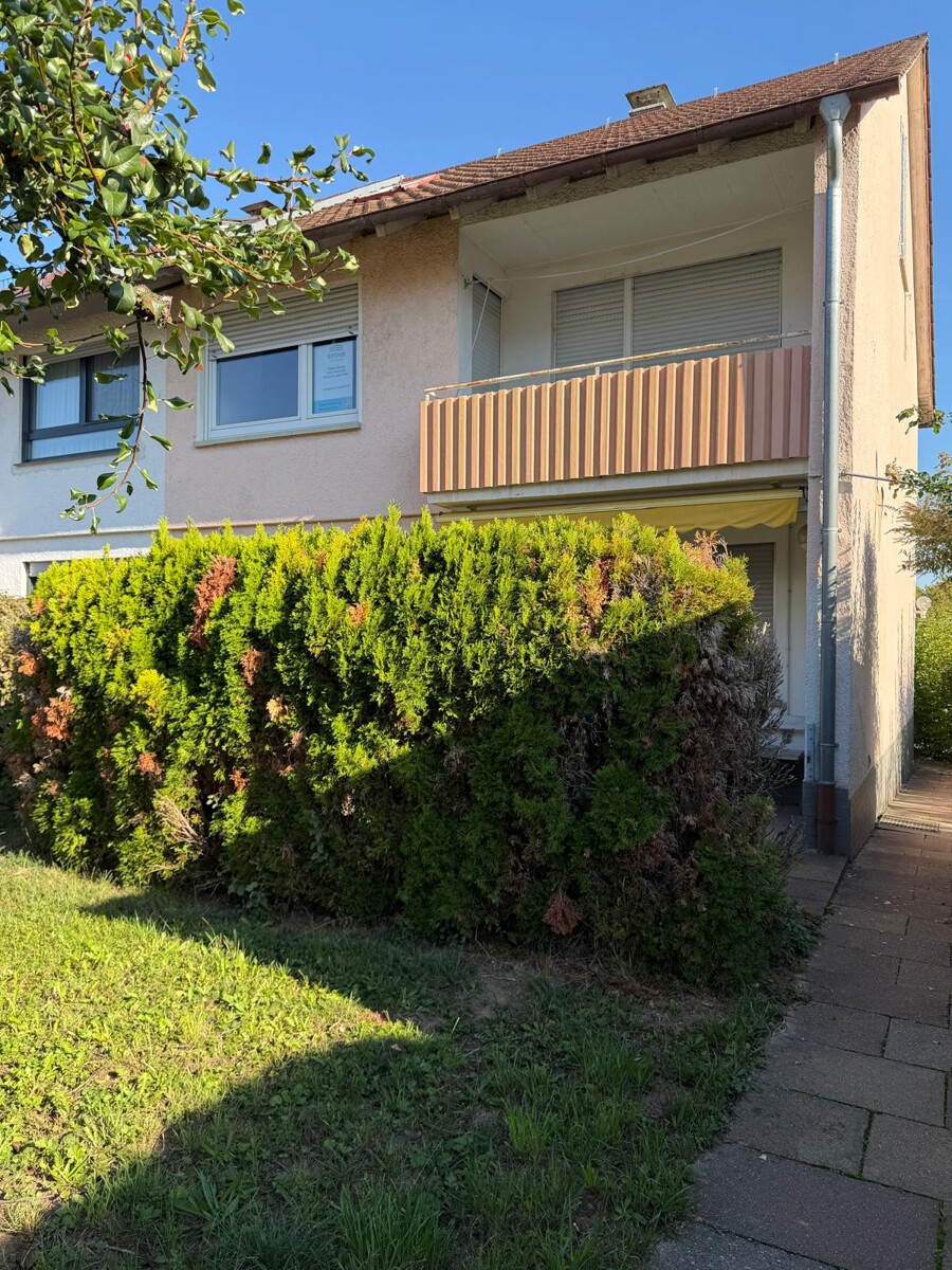 Au�enansicht Doppelhaush�lfte Neckarsulm