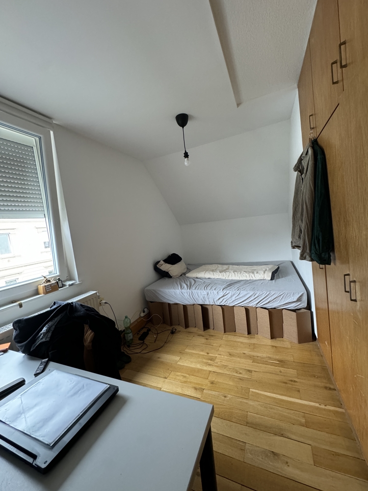 Schlafzimmer Nr 2 Dachgeschosswohnung Heilbronn