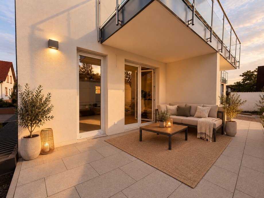 Terrasse Etagenwohnung Schefflenz / Oberschefflenz