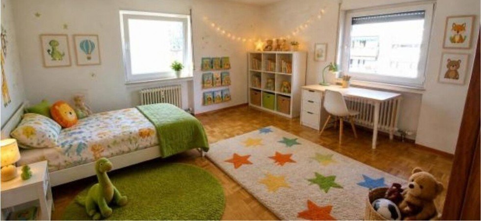 Kinderzimmer Etagenwohnung Offenau