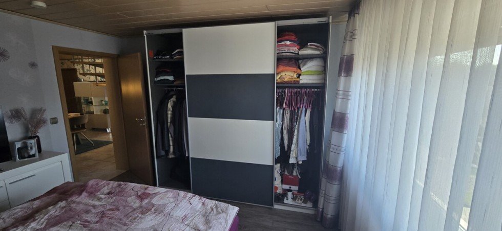 Schlafzimmmer Maisonettewohnung Neckarsulm