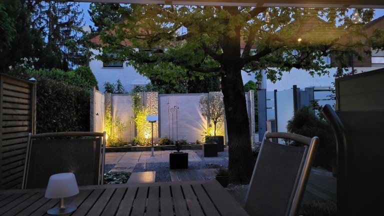 Terrasse am Abend Heilbronn Reihenmittelhaus Charmantes Reihenmittelhaus in ruhiger und begehrter Wohnlage
