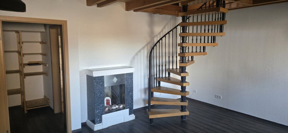 Wohnzimmer Dachgeschosswohnung Offenau