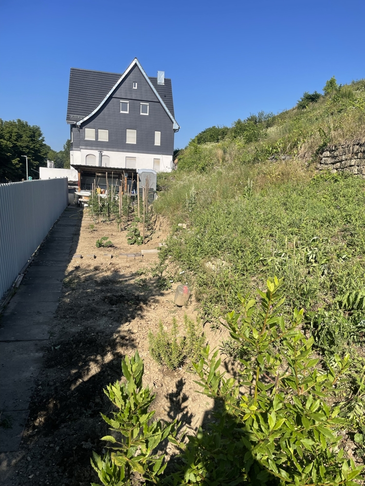 Aussen vom Garten Etagenwohnung Nordheim