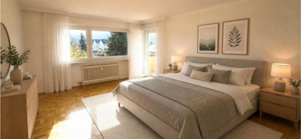 Schlafzimmer Etagenwohnung Offenau