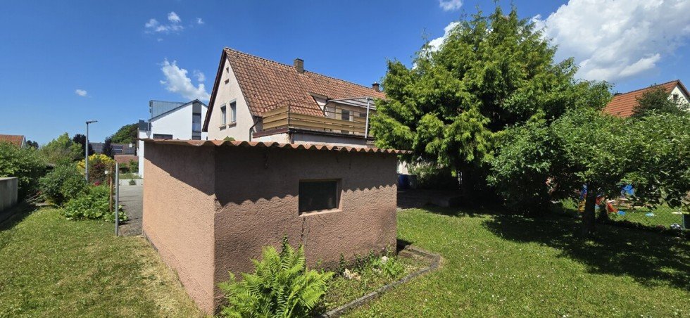 Au�enansicht Doppelhaush�lfte Neckarsulm