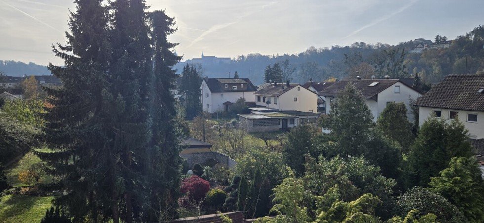 Aussicht Balkon Etagenwohnung Offenau