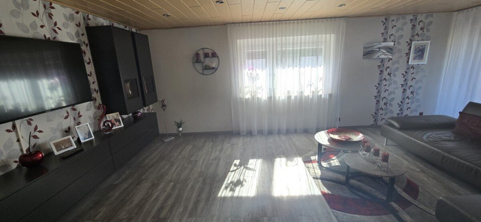 Wohnzimmer Maisonettewohnung Neckarsulm