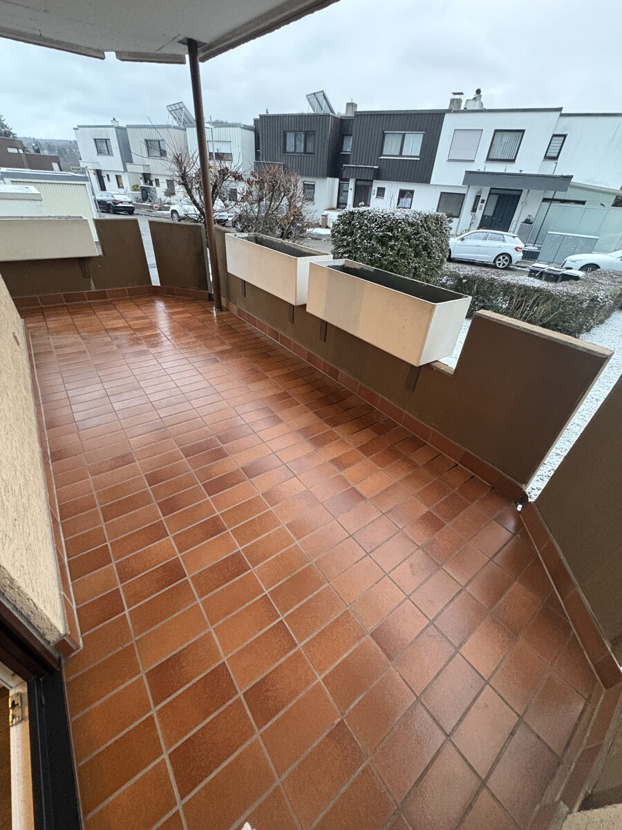 Gro�er Balkon Erdgeschosswohnung Neckarsulm