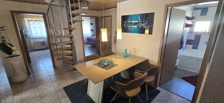 Essbereich Neckarsulm Maisonettewohnung Urbanes Wohnen auf zwei Ebenen - 4-Zimmer-Maisonette zentral gelegen