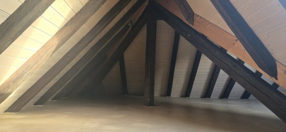 Schlafzimmer Dachgeschosswohnung Offenau