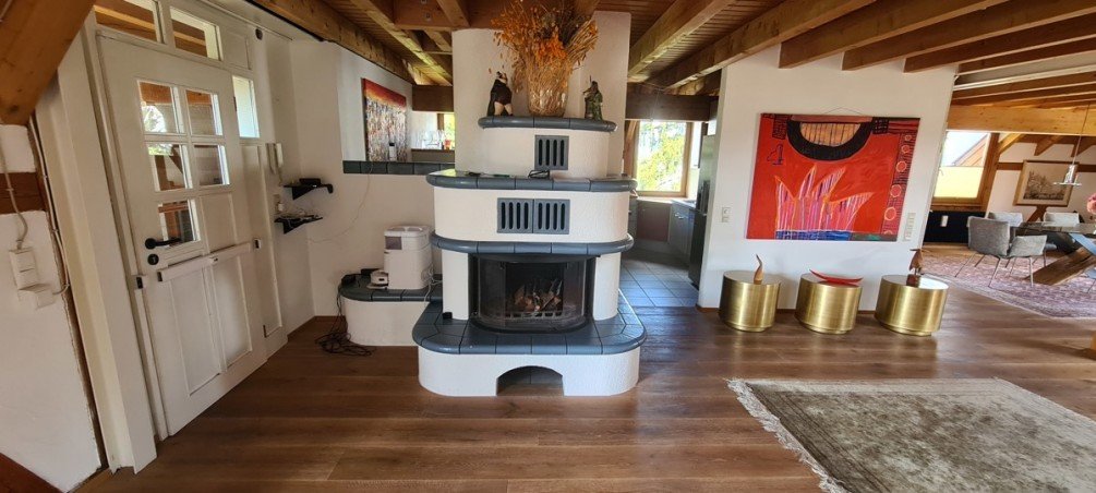 Kachelofen Maisonettewohnung Neckarsulm