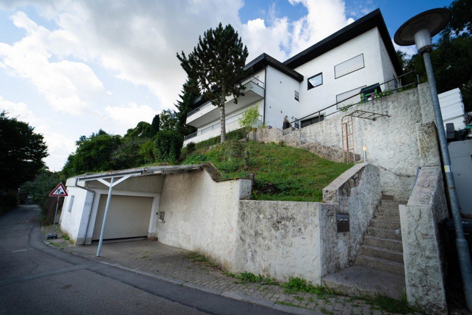 Au�enansicht Zugang Einfamilienhaus Bad Rappenau