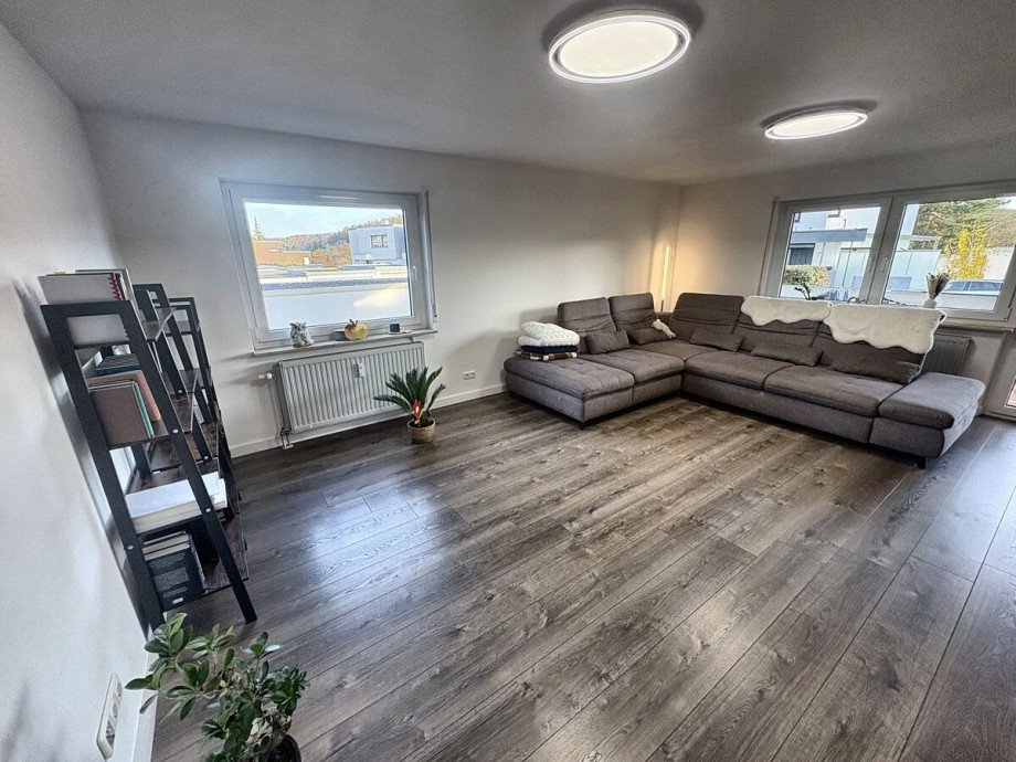 Wohnzimmer_optimiert Erdgeschosswohnung Neckarsulm