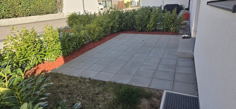 Terrasse Doppelhaush�lfte Ilsfeld