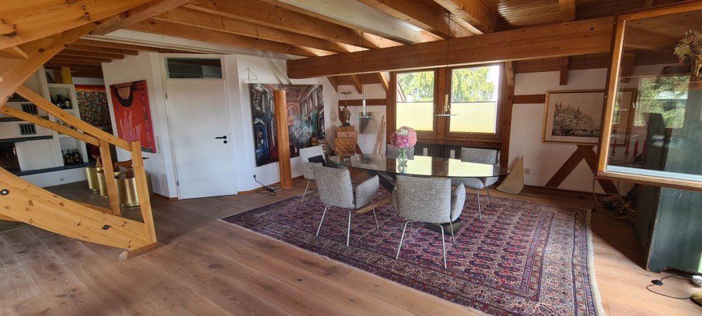 Offener Wohn-Essbereich Maisonettewohnung Neckarsulm