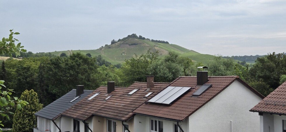 Blick aus dem K�chenfenster Doppelhaush�lfte Neckarsulm
