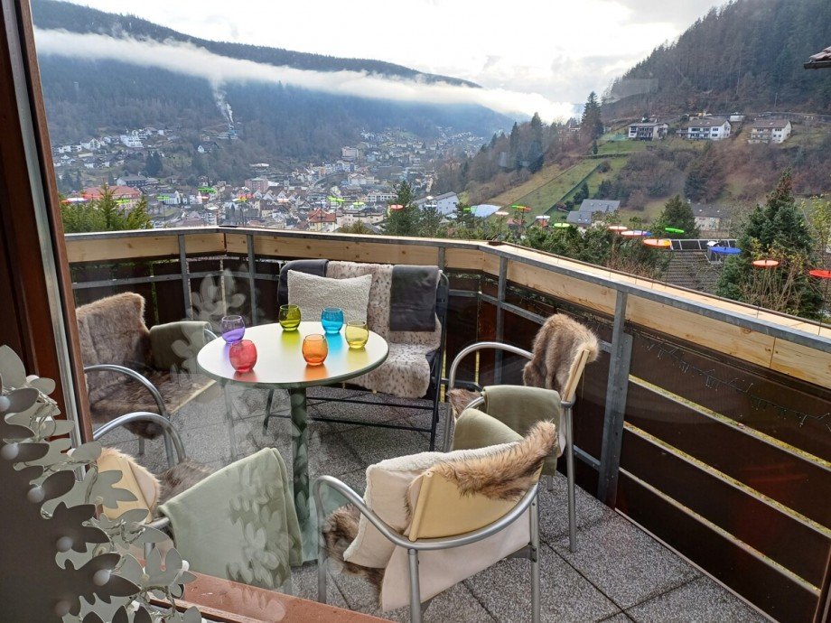 Balkon: Ferienwohnung I Erholung I Erlebnis - sofort vermieten! Wohnung Bad Wildbad im Schwarzwald