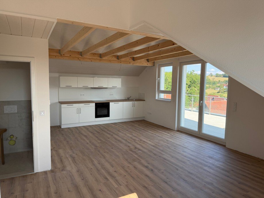 Wohn-/Essbereich Dachgeschosswohnung Schefflenz / Oberschefflenz