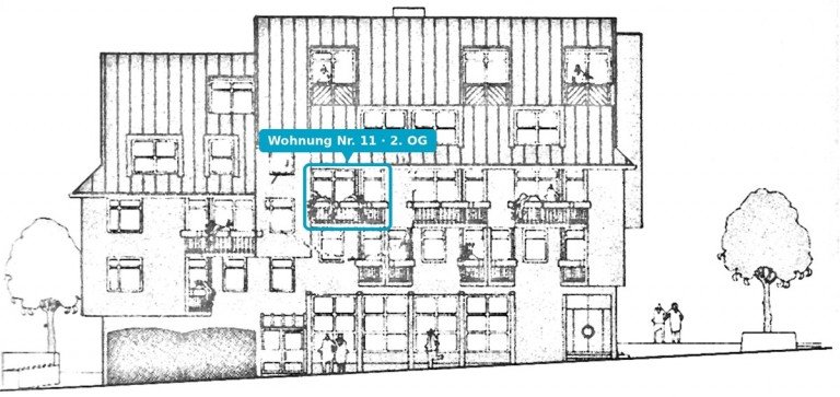 Neckarstr. 6 Neckarsulm Etagenwohnung Kapitalanlage: Kompaktes 1-Zimmer-Apartment mit S�dbalkon.