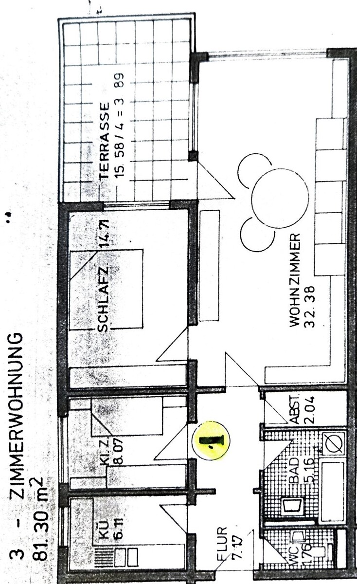 Grundriss Wohnung Erdgeschosswohnung Erlenbach
