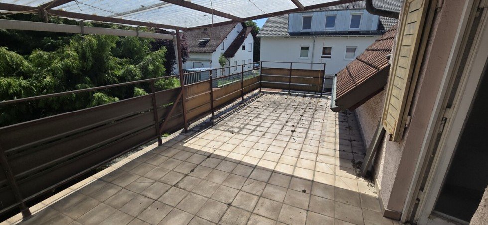 Dachterrasse Doppelhaush�lfte Neckarsulm