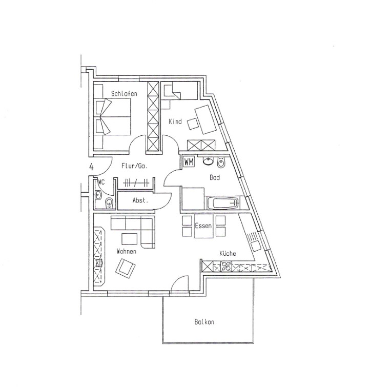 Grundriss Etagenwohnung Bad Friedrichshall